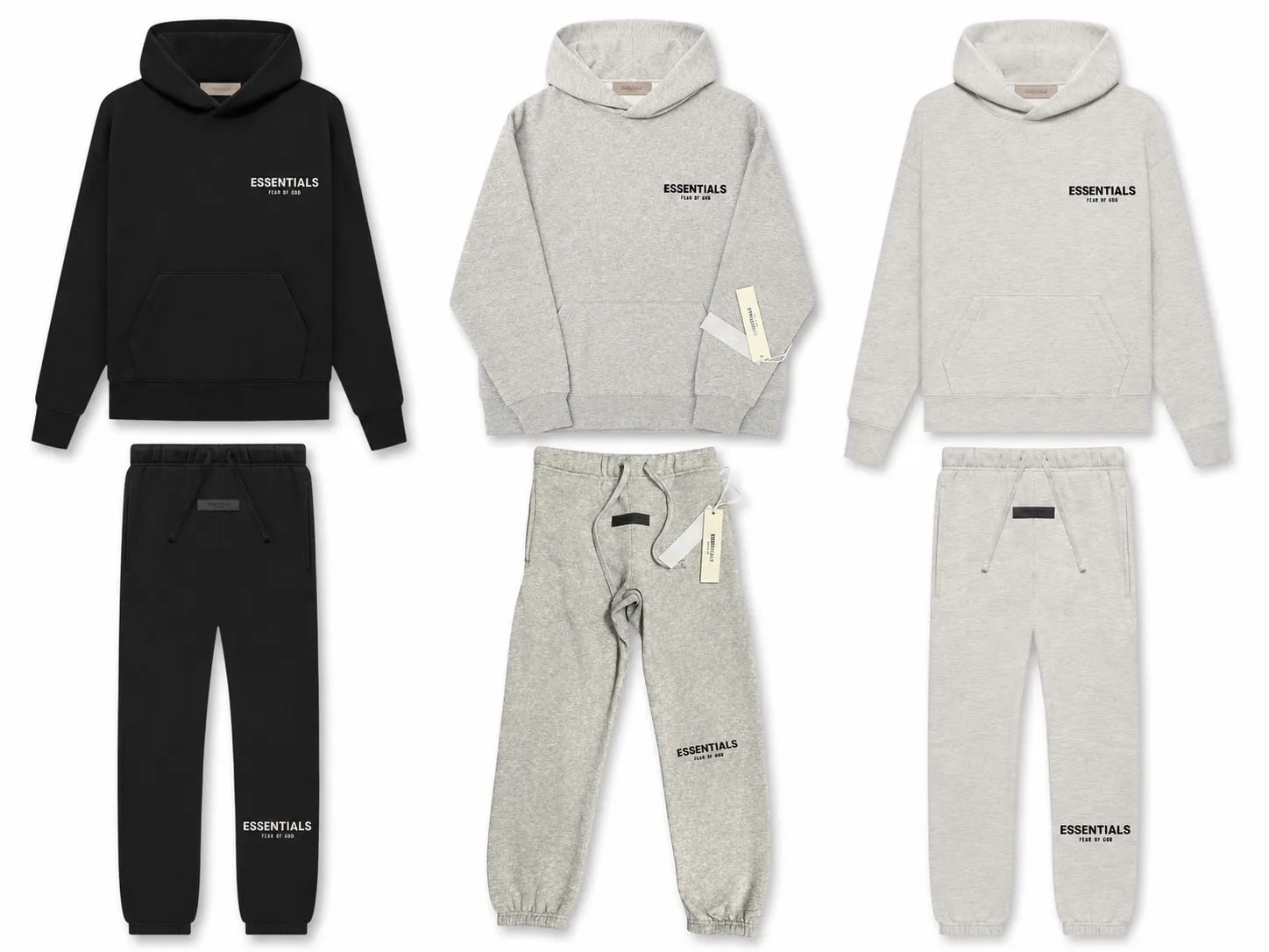 🦋 ｜ Hot Sale🦋 103 Fear of God Essentials 22 Series Same Style Premium ！ ， ！ 、 ！ ， ， Breathable、 。 & ， ， 。 + ， ， 、 、 ， ， ， ！ ， ， 、 ， Versatile， ！ ：Black Dark Gray Light Gray Size：4/5 6/7 8 10 12 14/16
